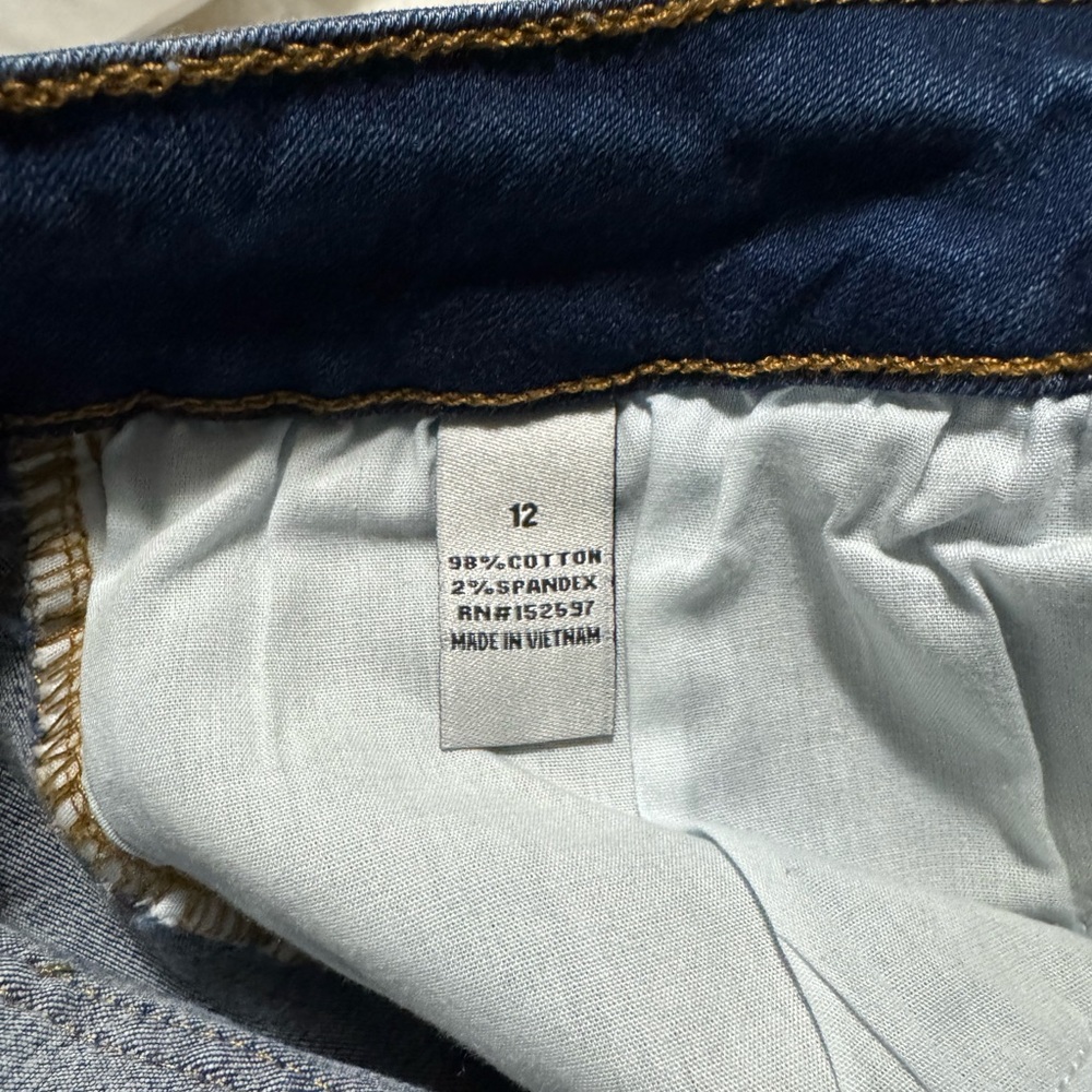 Resfeber Distressed Boyfriend Jeans Rolled Cuff Size 12 - Picture 4 of 5